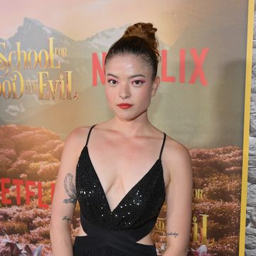 los angeles, california october 18 piper curda attends the world premiere of netflixs the school for good and evil at regency village theatre on october 18, 2022 in los angeles, california photo by charley gallaygetty images for netflix