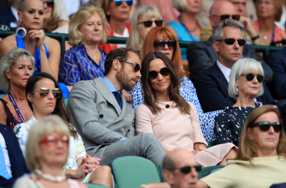 Pippa and James Middleton at Wimbledon.
