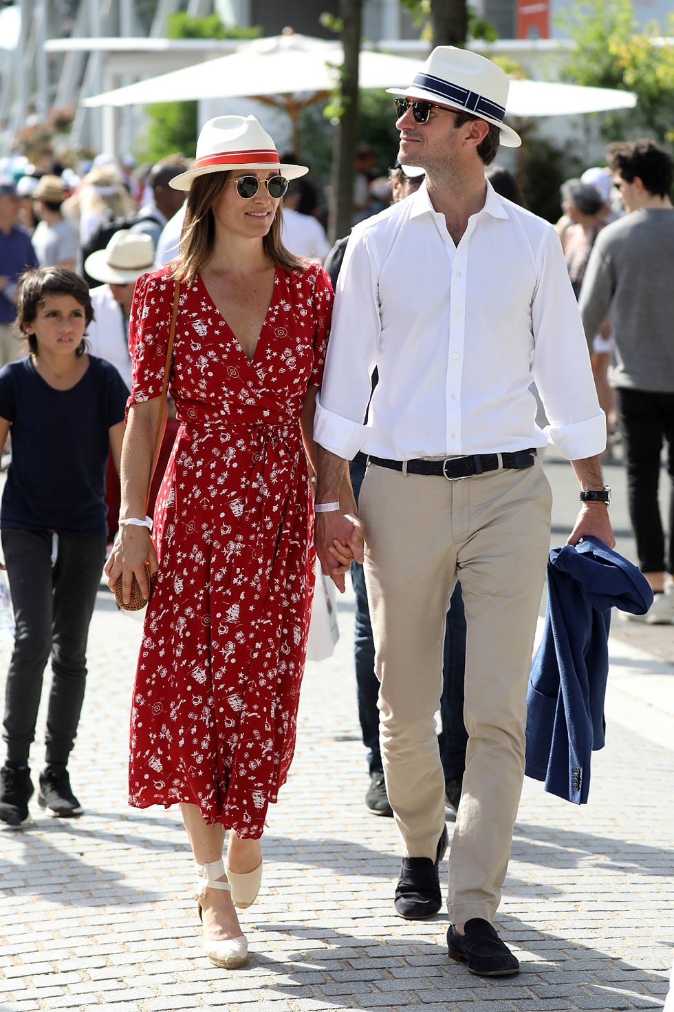 pippa middleton french open red dress