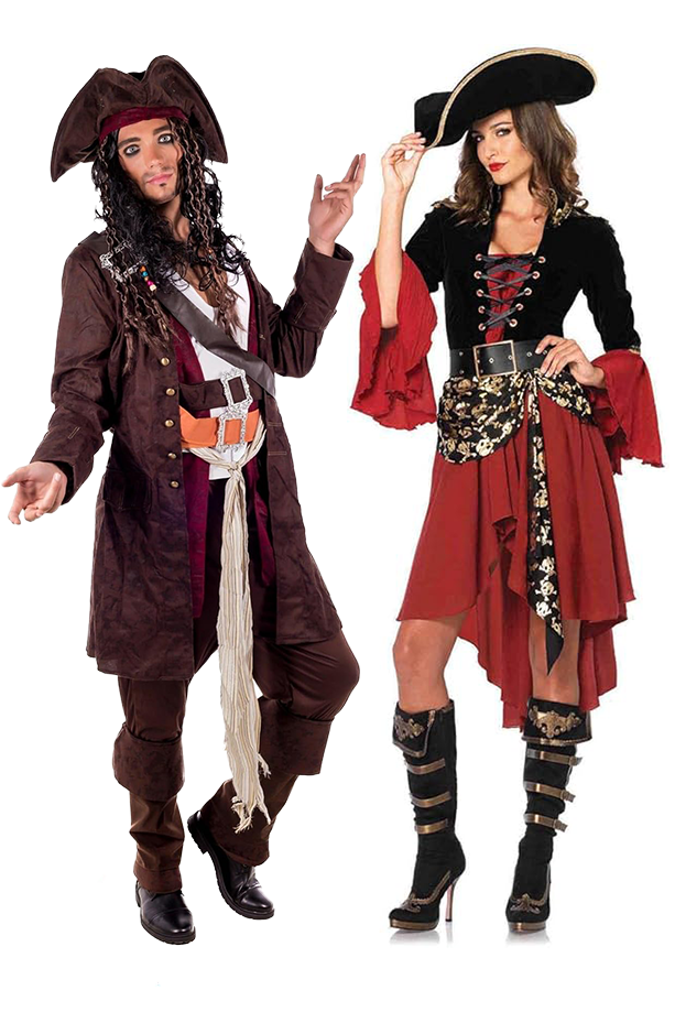 Pirates of the caribbean couples costume hotsell