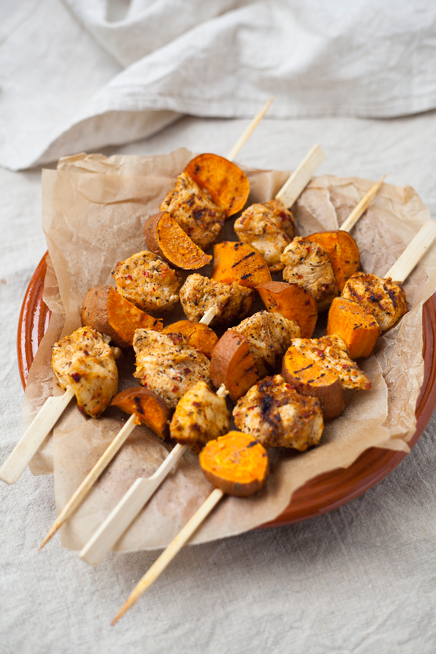 Grilled Sweet Potato Skewers