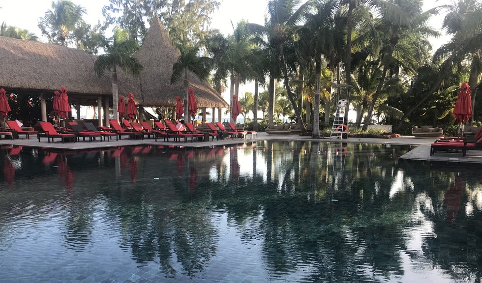 piscina del Club Med Le Pointe Aux Cannoniers a Mauritius