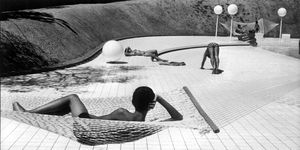 Martine Franck, gradi fotografe, fotografi Magnum Photos, piscina