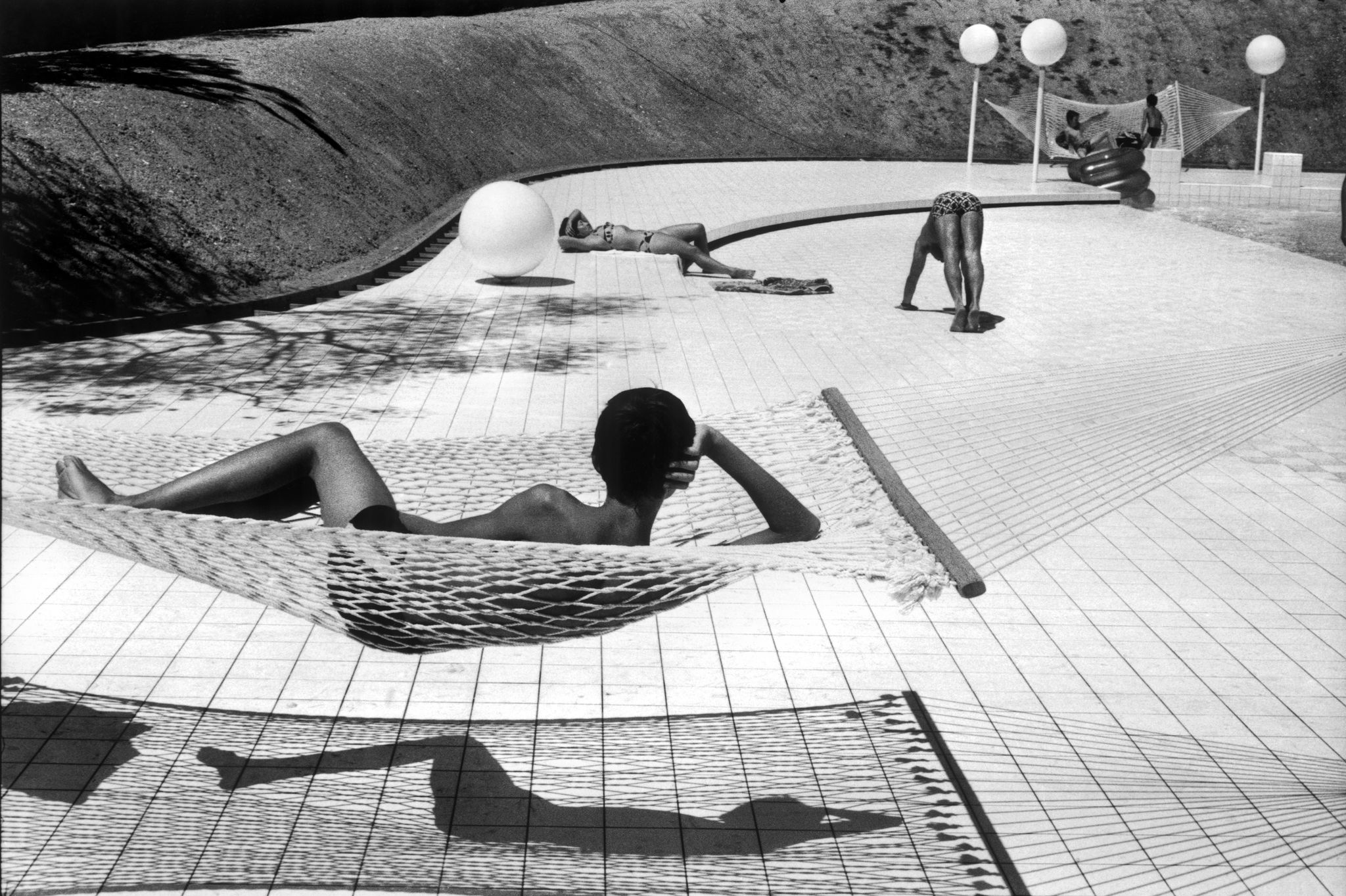 Martine Franck, gradi fotografe, fotografi Magnum Photos, piscina