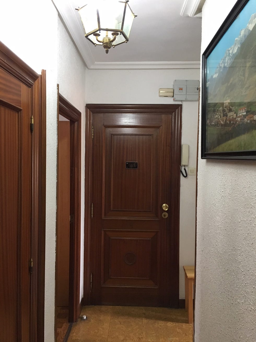 recibidor y pasillo antes de la reforma