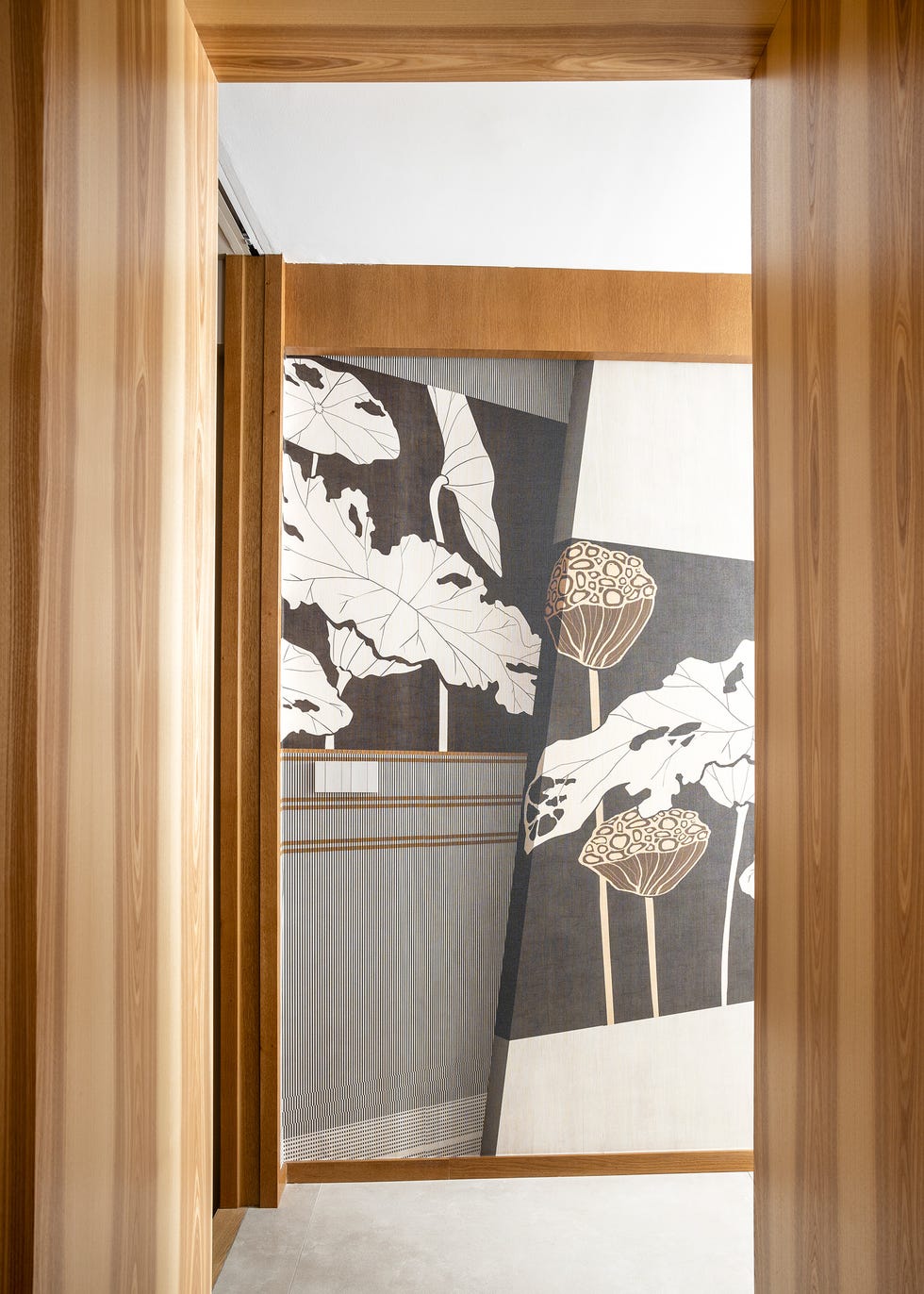 panel de estilo japonés