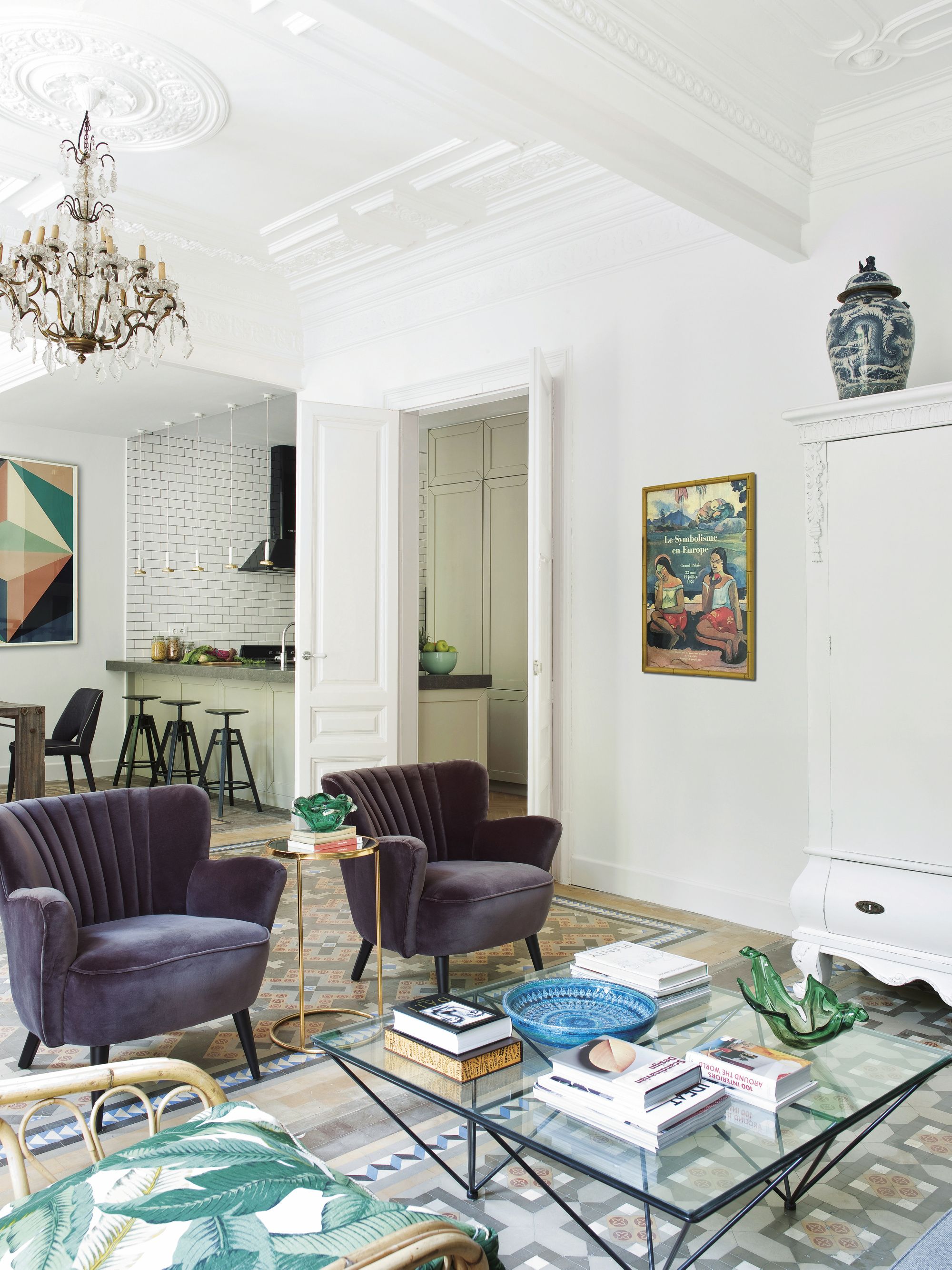 Un piso en el Born renovado con muebles de segunda mano, piezas retro y  diseño moderno