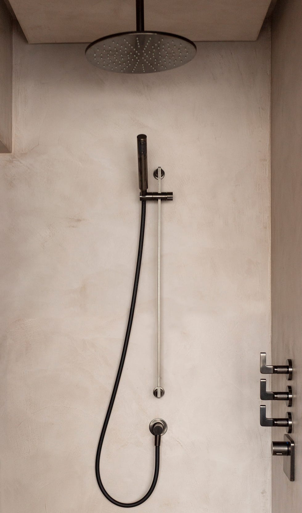 ducha revestida en mortex