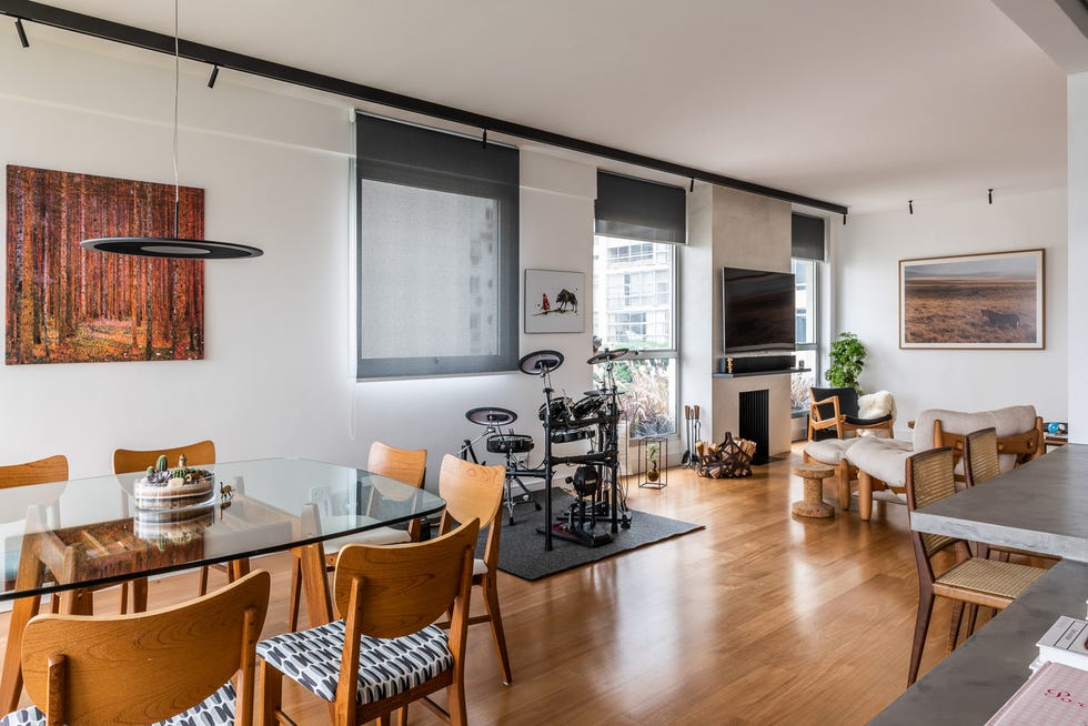 salón abierto de diseño contemporáneo