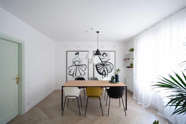 comedor de diseño contemporáneo y minimalista