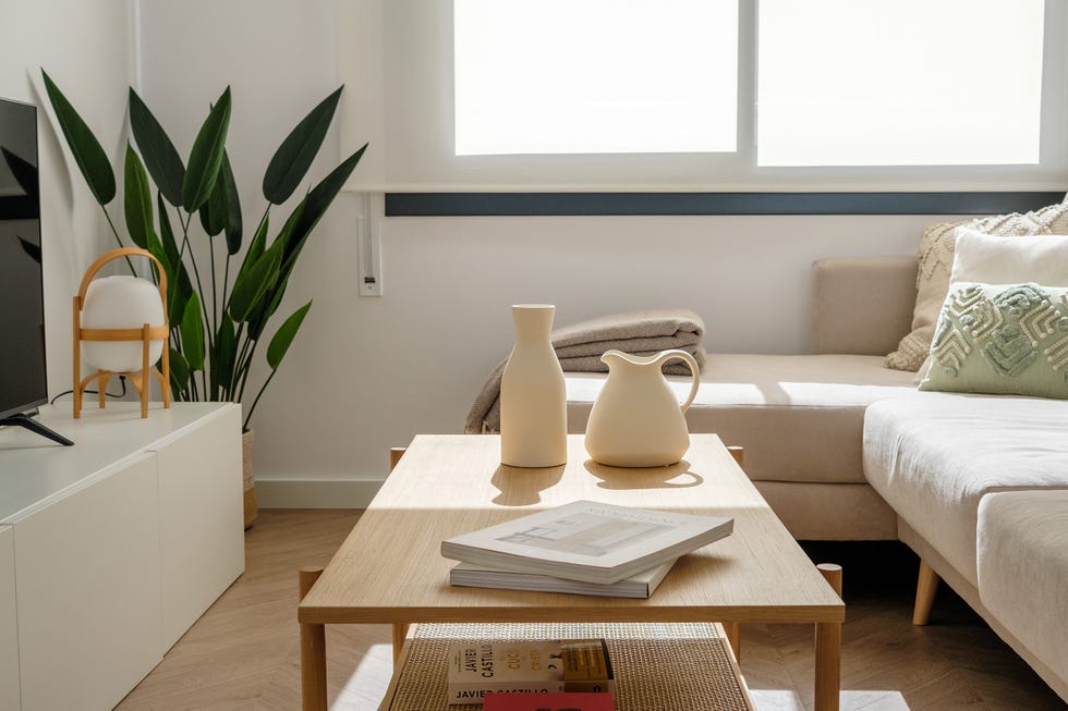 mesa de centro de madera