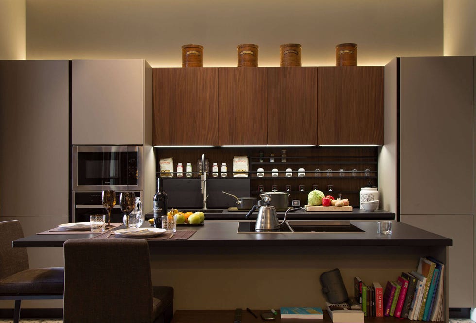cocina moderna con isla central