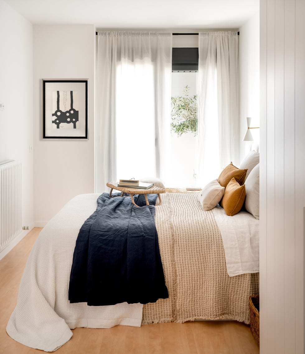 dormitorio de estilo natural