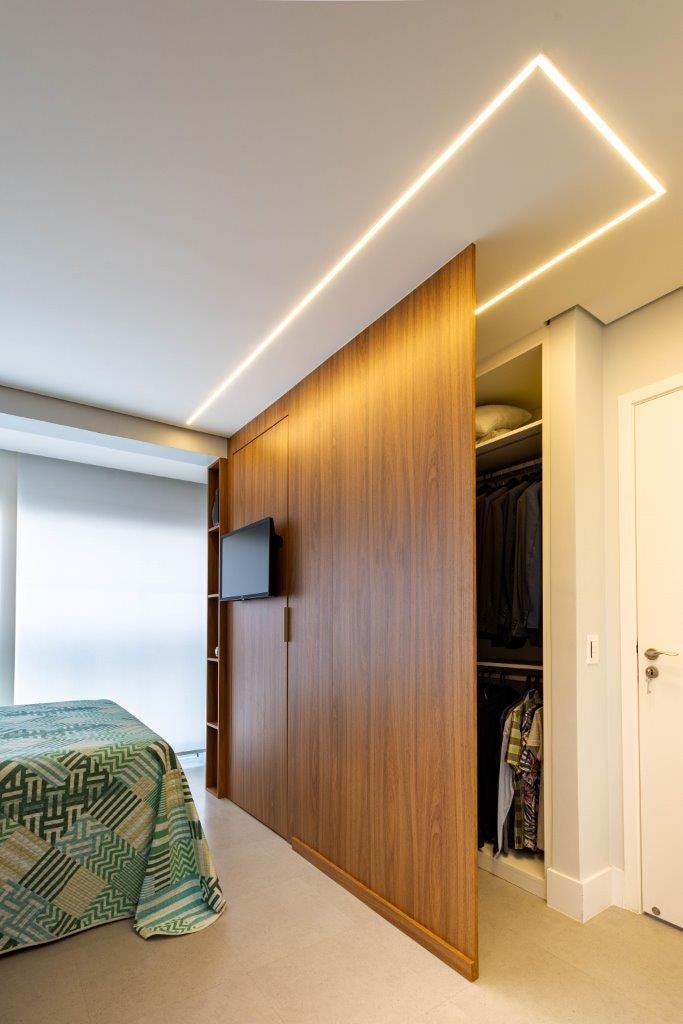 dormitorio con vestidor integrado