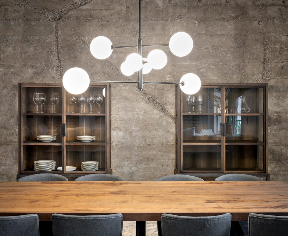 comedor de estilo industrial