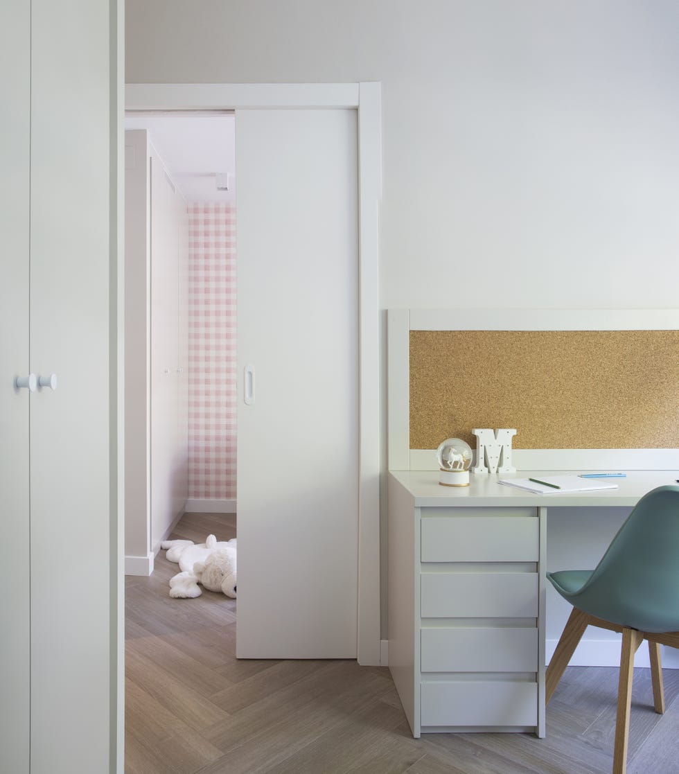 habitaciones infantiles conectadas con puerta corredera