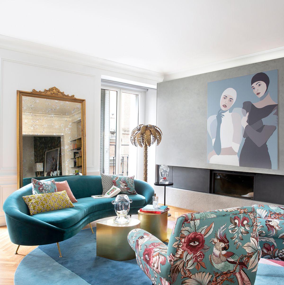 Alfombras modernas para sala de estar, decoración de salón, alfombra de  salón, alfombras de diseño para