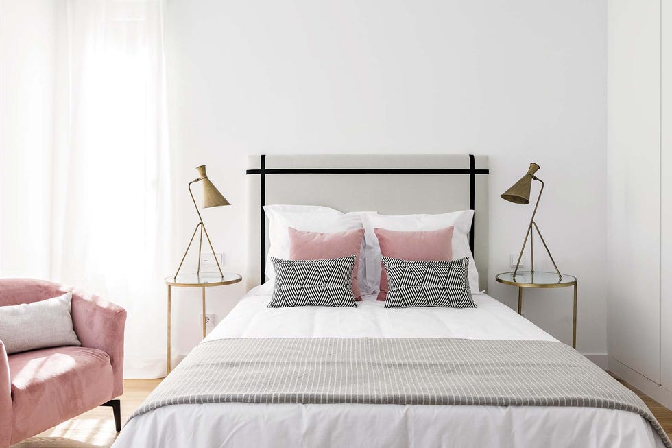 Piso moderno en Madrid: dormitorio