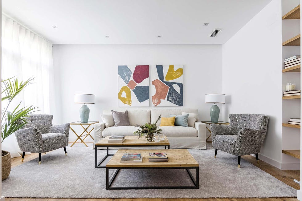 Piso moderno en Madrid: Salón