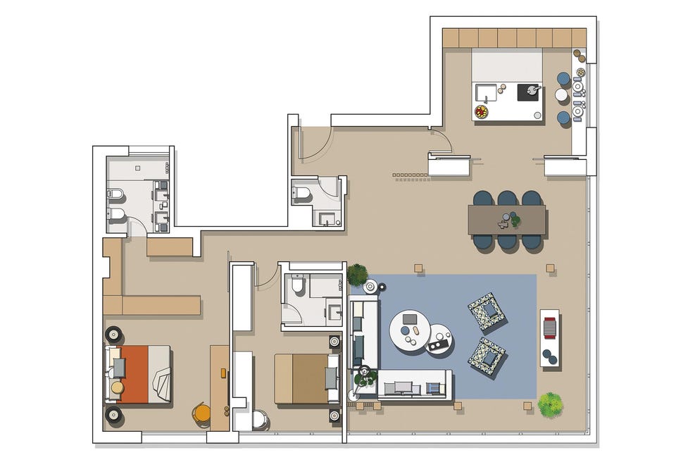 piso renovado en madrid plano de la vivienda