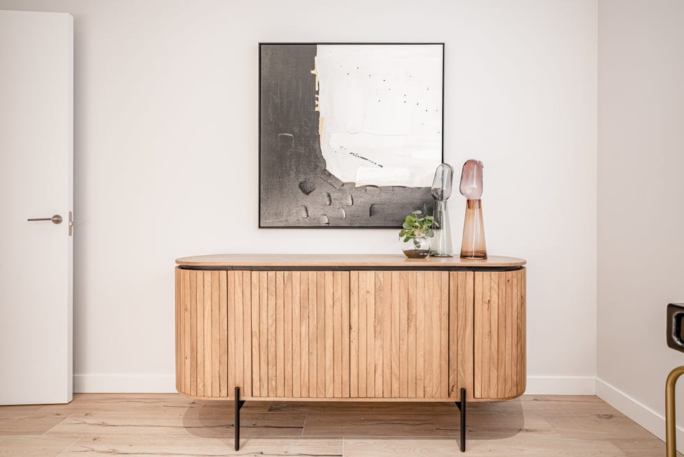 aparador de madera de diseño moderno