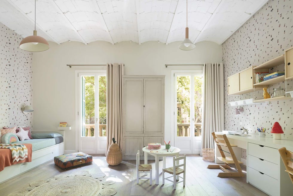 piso reformado en barcelona dormitorio infantil