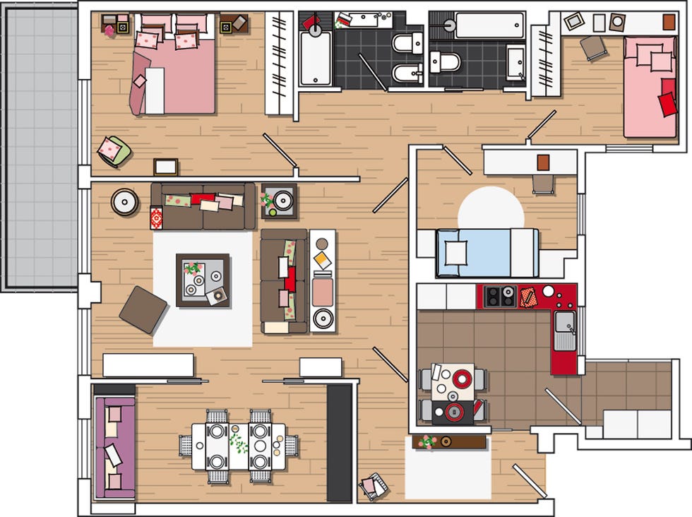 Floor plan, Plan, Line, Drawing, Artwork, Room, 