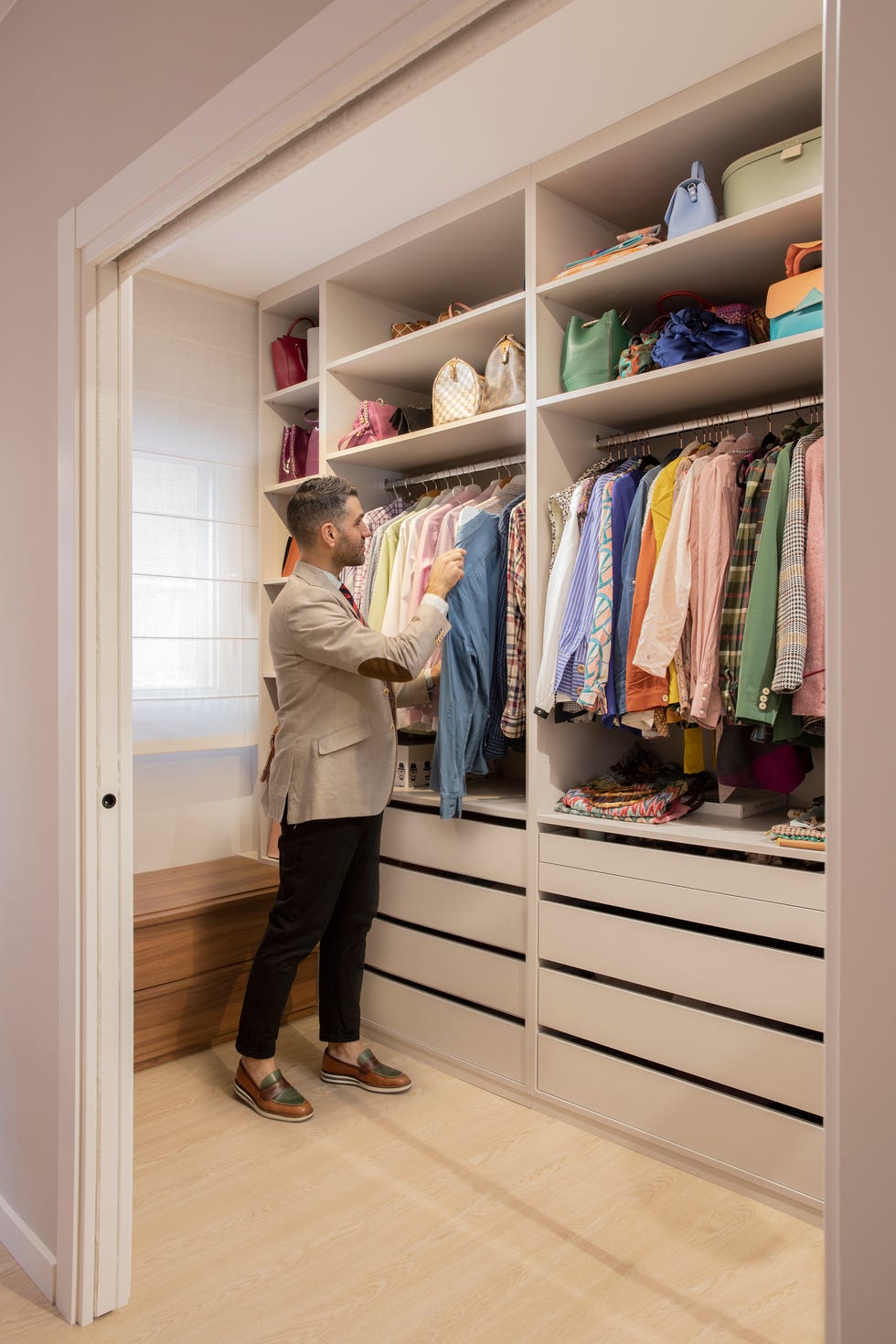 vestidor abierto