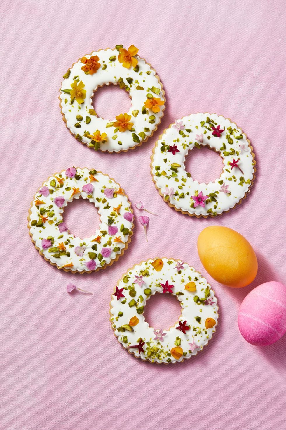 pistachio decorated cookies