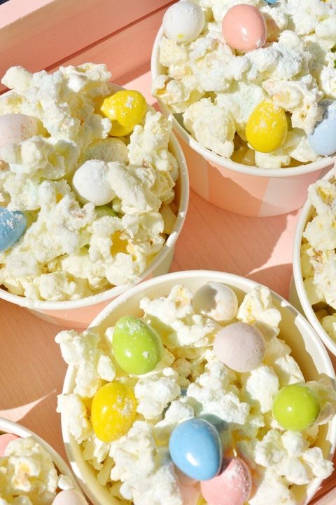 pistachio popcorn recipe easter party idea