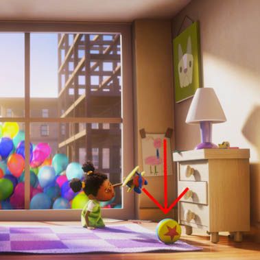 Pixar Easter Eggs - Luxo Ball