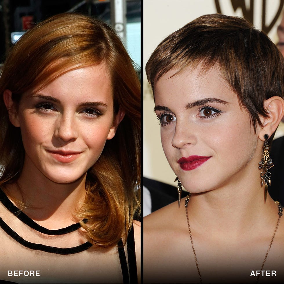 celebrity pixie cut transformations
