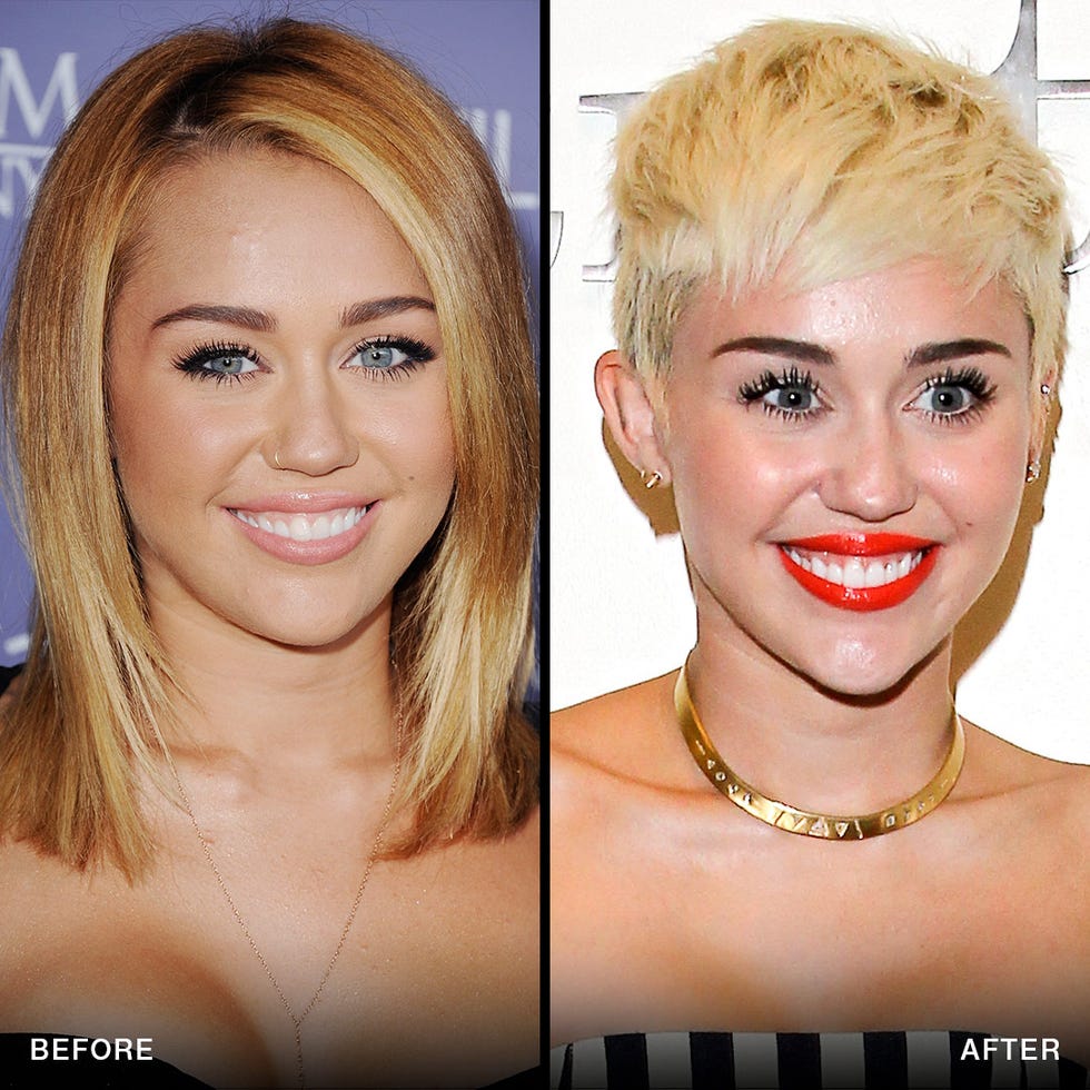 celebrity pixie cut transformations