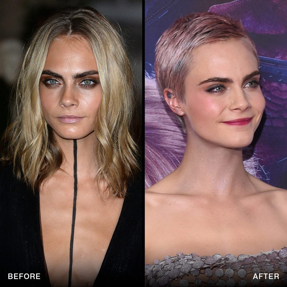 celebrity pixie cut transformations