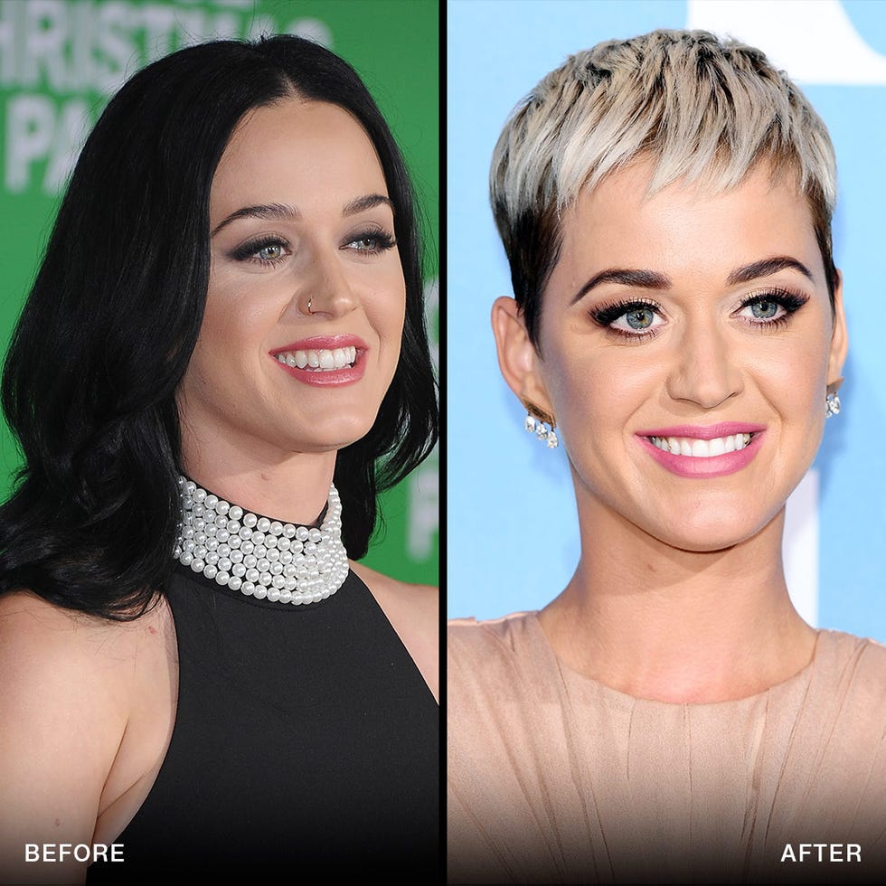 celebrity pixie cut transformations
