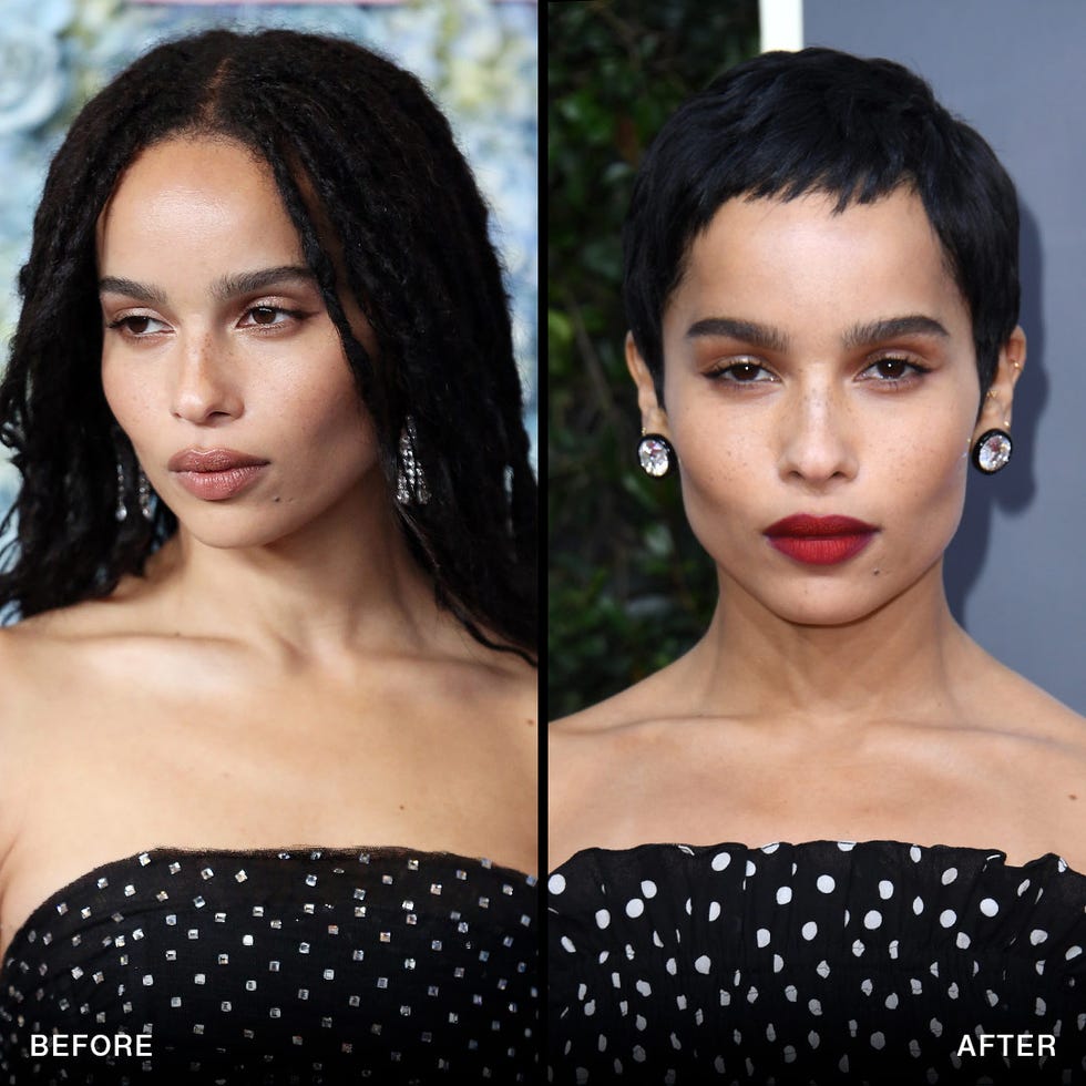 celebrity pixie cut transformations