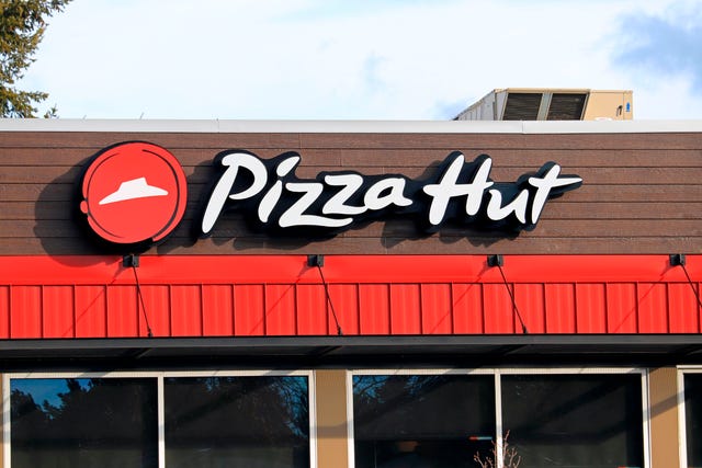 pizza hut logo sign