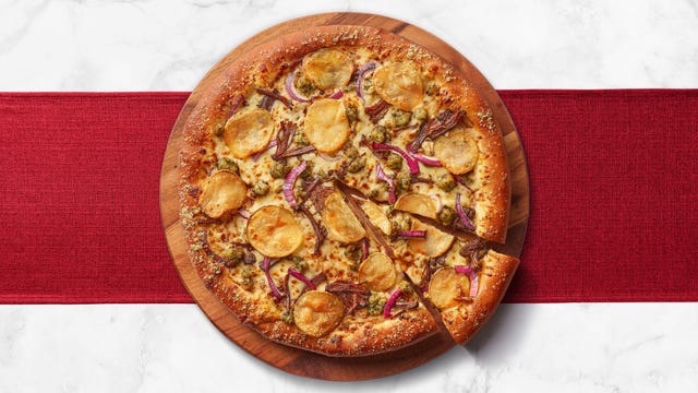 pizza hut has launched a sunday roast pizza and it’s all very confusing