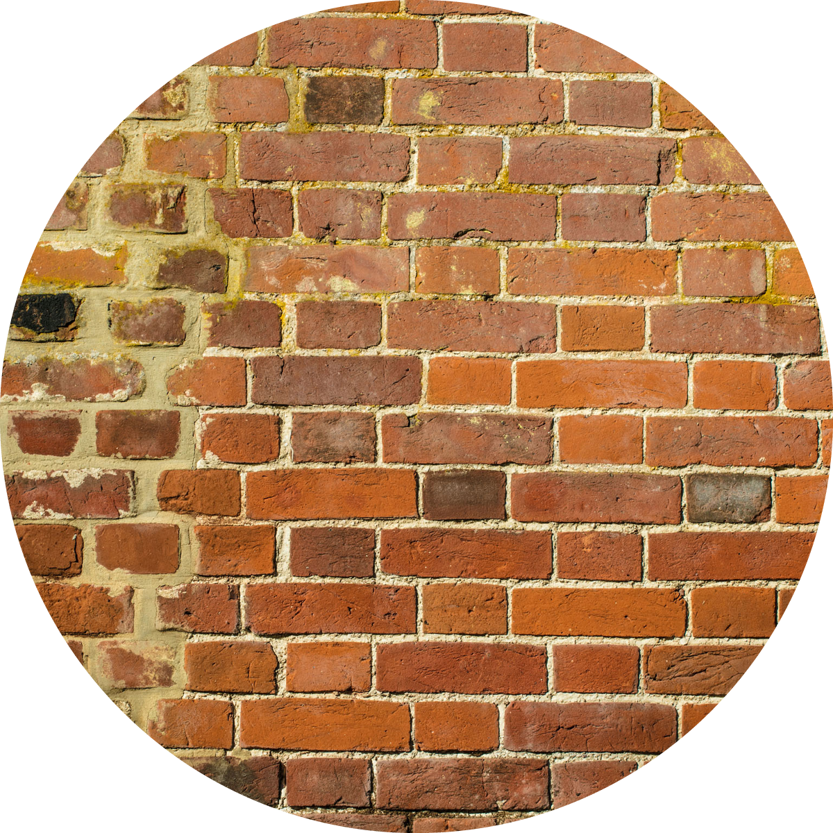 Brick, Brickwork, Wall, Orange, Beige, 