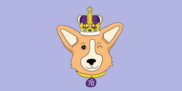 Pin / Stick the Crown on the Corgi Royal Family Fun Game/ 