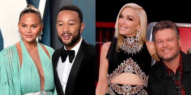 chrissy teigen made dinner for blake shelton and gwen stefani