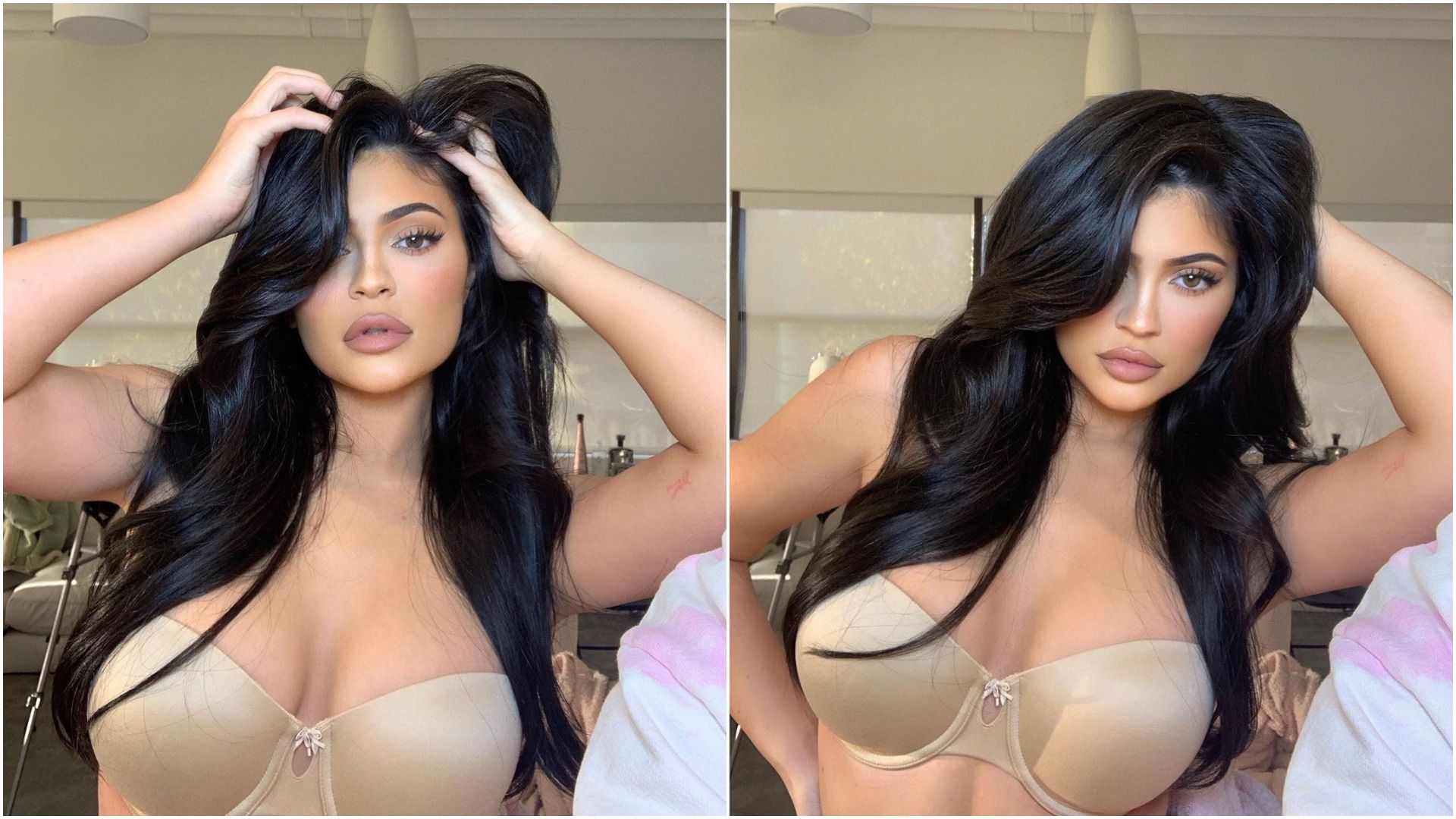 Fælles valg PEF kompakt Travis Scott Likes Photo of Kylie Jenner Wearing Nothing But a Push-Up Bra  - Kylie Jenner Nude Bra Instagram Pic