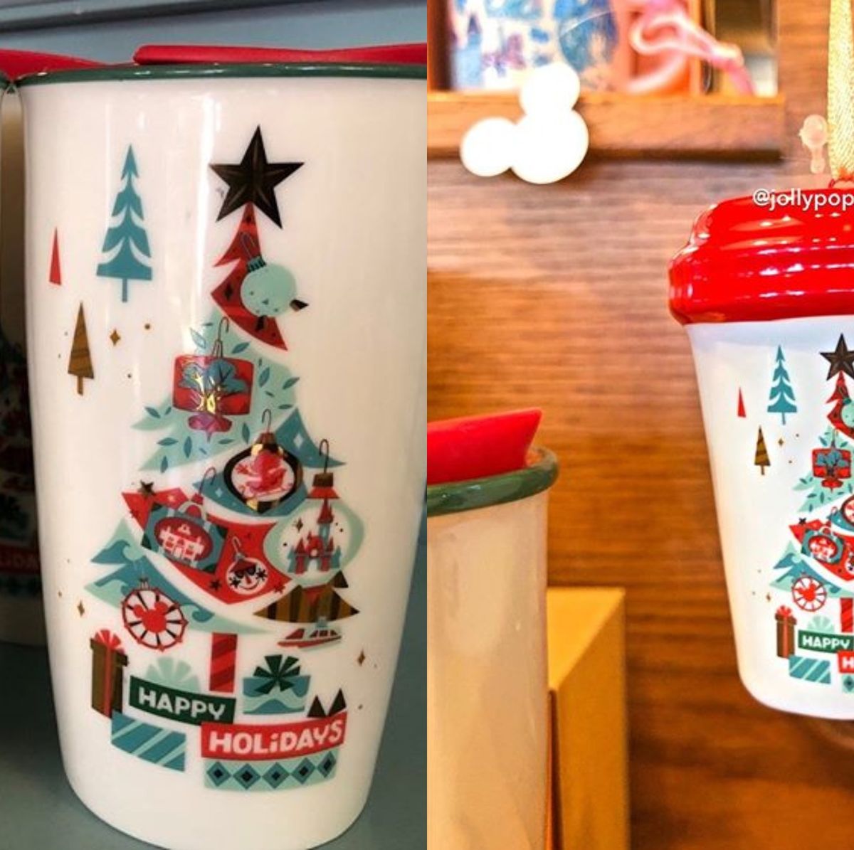 Disney and Starbucks Reveal NEW Christmas Mug & Ornaments - Inside the Magic