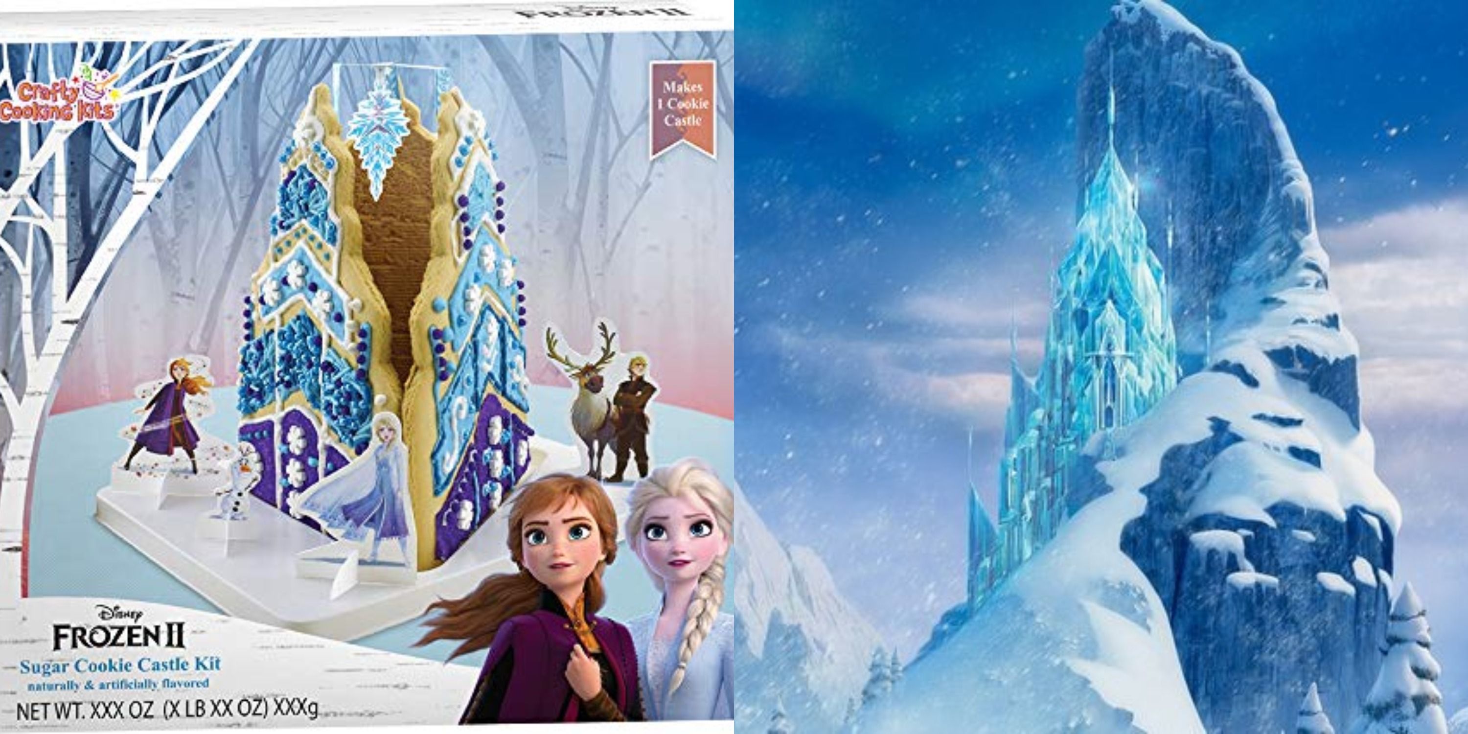 disney frozen ii sugar cookie castle kit