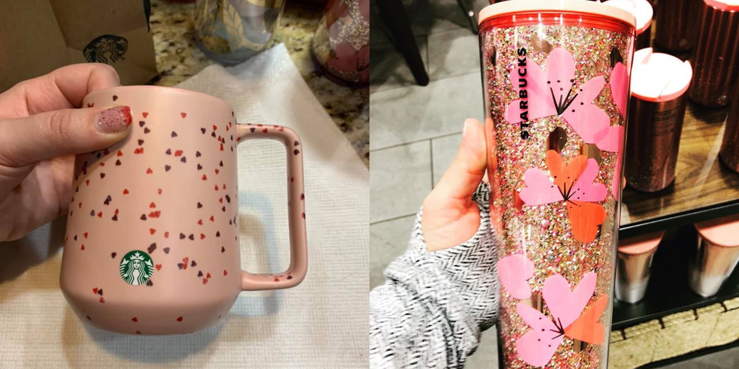 People Have Spotted Starbucks' Valentine's Day Tumblers In Stores