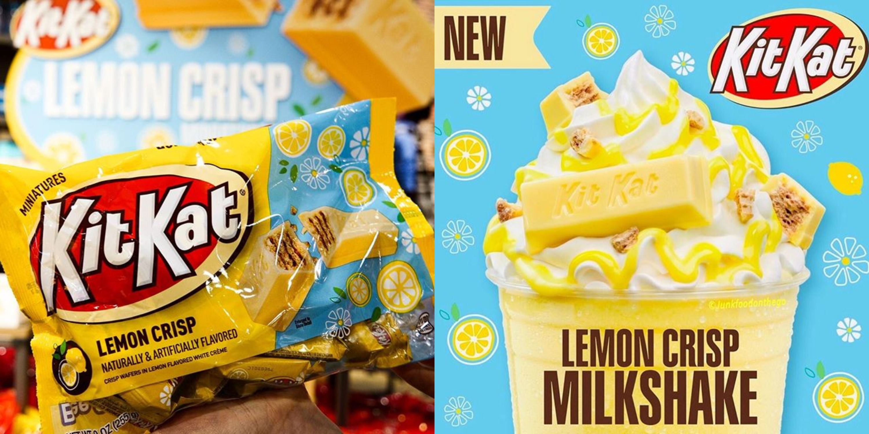 Hershey's Has A Lemon Crisp Kit Kat Milkshake