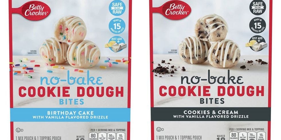 Betty Crocker Is Selling No Bake Edible Cookie Dough Bites 6313