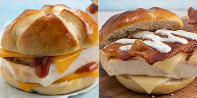 Dish, Food, Cuisine, Breakfast roll, Ingredient, Fast food, Bun, Baked goods, Breakfast sandwich, Produce, 