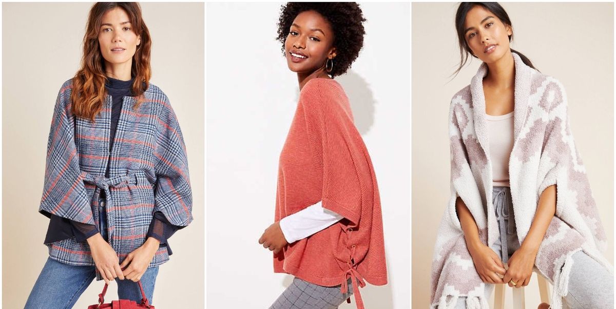 10 Ponchos and Wraps For Your Fall Wardrobe