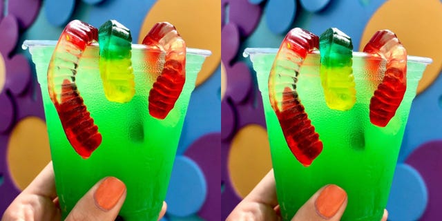 Green, Finger, Colorfulness, Toothbrush, Hand, Caterpillar, Nail, Flip-flops, Plastic, 
